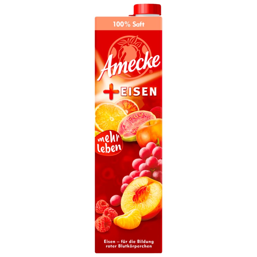 Amecke Fruchsaft + Eisen 1l